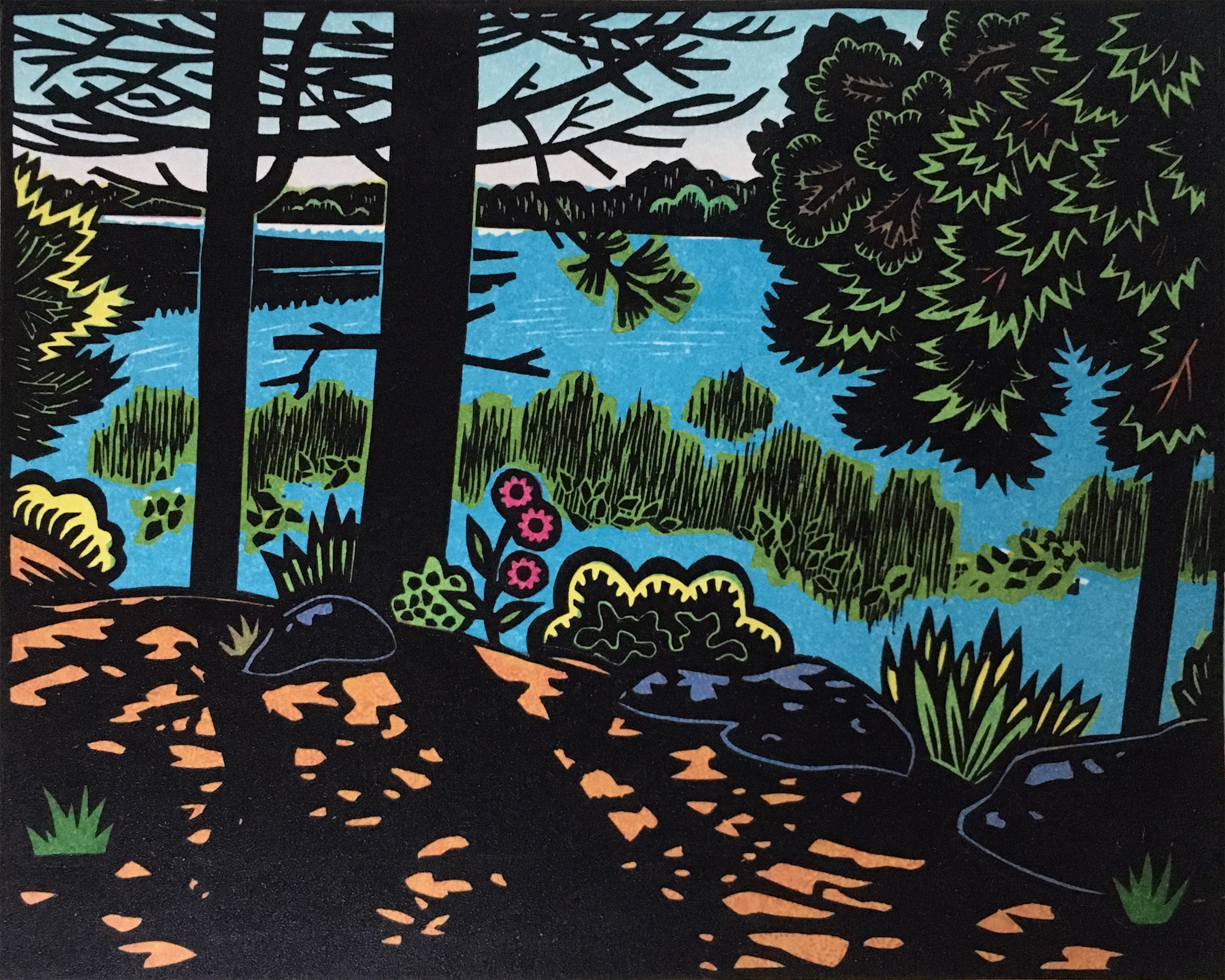 Block Prints - Holly Berry